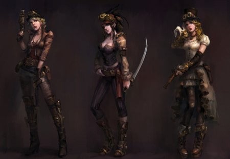 Women Warrior - warrior, cg, fantasy, women