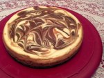 cheesecake with peanut butter swirl