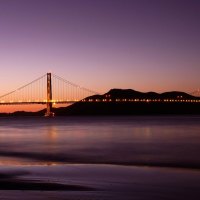 Sunset Beach & Golden Gate Bridge