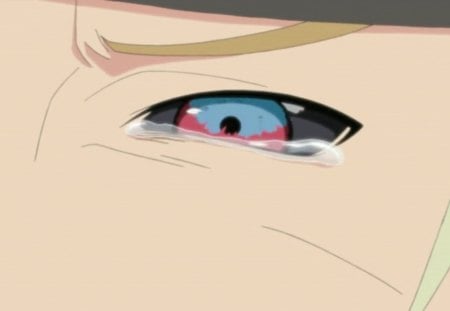 SAD - eye, sakura, sad, naruto