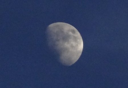 Evening Moon - moon, sky, evening, evening moon