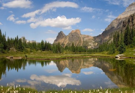 mountain - lake, nature, cool, mountain