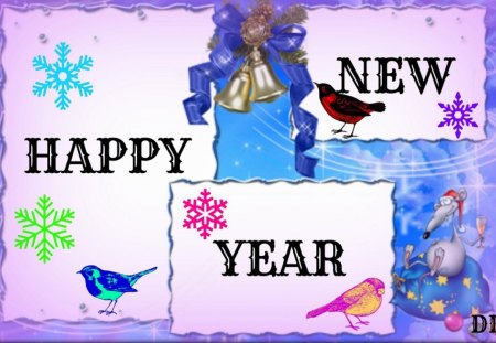 HAPPY NEW YEAR TO ALL ON DN - friends, new, happy, year