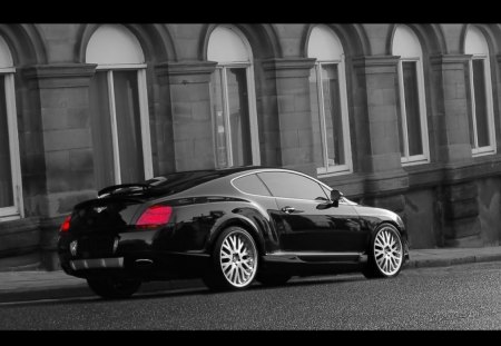 Bentley Gts - gts, bentley, car, w6, black