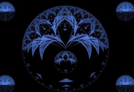 Pretty amazing - fractal, blue