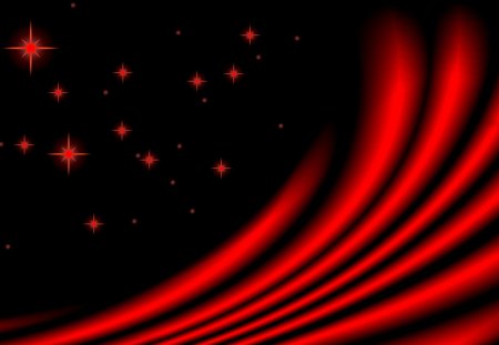 Red Stars - sci fi, abstract, stars, red, space, science fiction