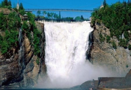 montmorency falls - quebec, canada