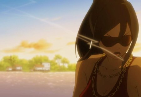 Summer with Michiko - anime, michiko to hatchin, summer, michiko