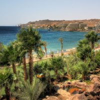 Eilat Coastline In Vivid Colors