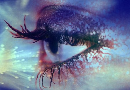 Good Time Girl - eye, sparkles, makeup, female