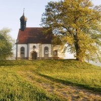 beautiful chapel in bavaria germany