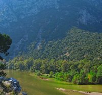 river landscape in bulgaria