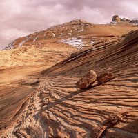 sandstone buttes in colorado plateau arizona