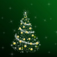 Green holiday tree