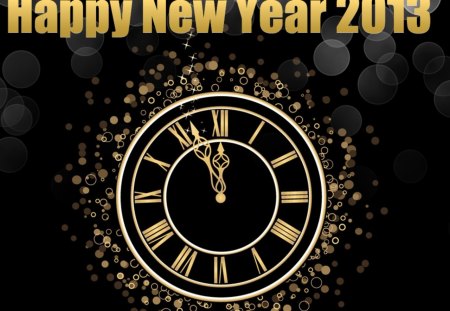 Happy 2013 - new year, 2013, wish, card, holiday