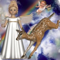 Angel and the Deer