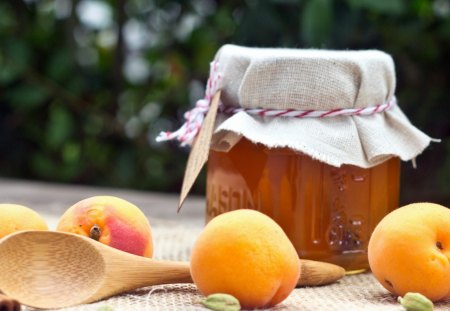 *** Yummy...*** - jar, winter, fruit compote, peaches in syrup, preparations