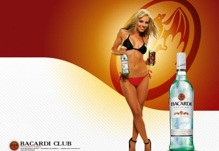 bacardi girl - sexy, girl, bacardi, model