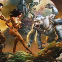 "Battle on an alien planet"...