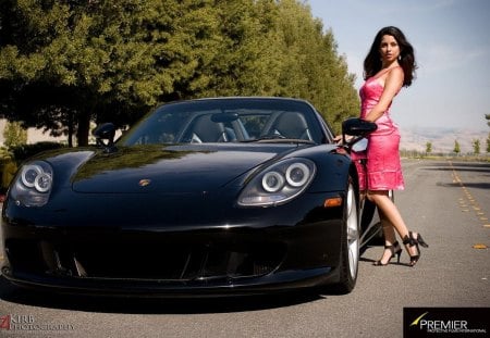 Porsche Girls - babe, girls, porsche, hot