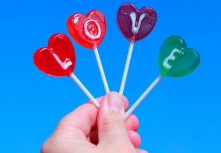 Lollipop love - love, abstract, lollipop, photography