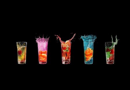 Colorful_Cocktails - colorful, cocktails, picture, beautiful