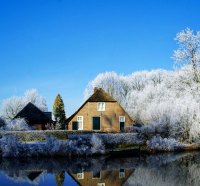 Farmhouse along the river