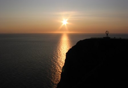 Midnight Sun in Norway - nature, norway, sky, sun