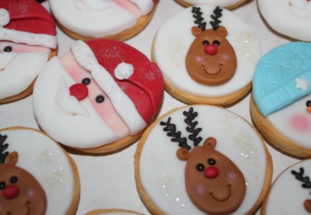 *** Christmas cookies *** - baked goods, colorful, food, christmas, cookies