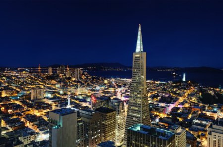 San Francisco Night Life - san francisco, amazing, california, nice, beauty, night, cool