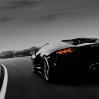 Black Lamborghini Murcielago Racing