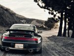 Black Porsche Carrera S Rear