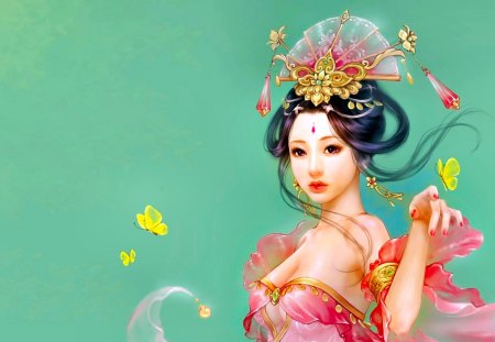 Oriental Fantasy - woman, princess, oriental, fantasy