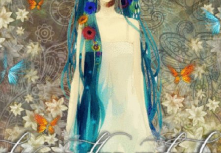 Miku-Stronger than yesterday - flower, miku, fantasy, anime, girl