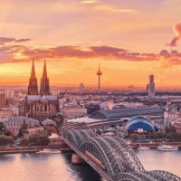 Cologne Germany Sunset