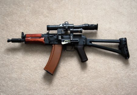 Kalashnikov AKS 74U - kalashnikov, aks, gun, 74u