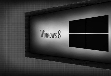 Windows 8 fronzy75 - abstract, black, logo, modern, windows