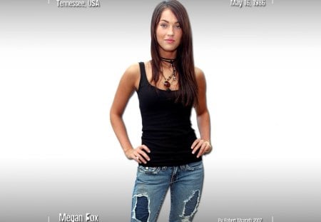 megan fox - actress, megan, jeans, fox