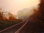 Autumn and the railroad