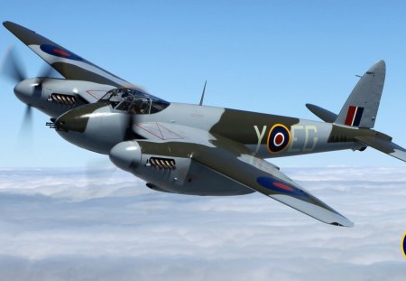 DE HAVILLAND MOSQUITO - Military & Aircraft Background Wallpapers on ...