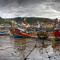 boats in the sand