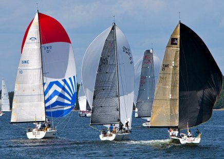 Sailboats - oceans, ship, boats, sail