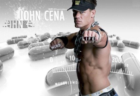 JOHN CENA - WWE - male, smack down, wrestler, wwe, john cena