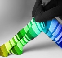 women colorful socks