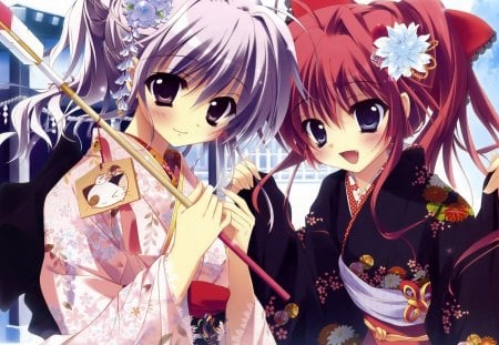 Yukata girls - brut, ki, mat, ko