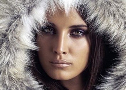 Fur - fashion, beauty, fur, model