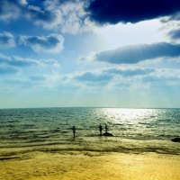 fishing in a glorious sea