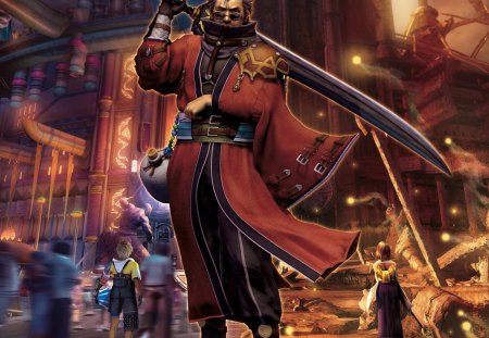 Sir Auron - ffx, auron, final fantasy x, final fantasy 10, ff10, tidus, games, video games, yuna