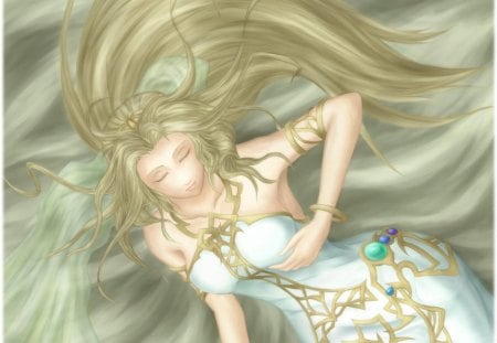 Cosmos - female, cosmos, games, long hair, video games, final fantasy dissidia, lone, dissidia