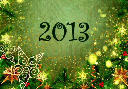 2013~HAPPY NEW YEAR - holidays, background, new year, glitters